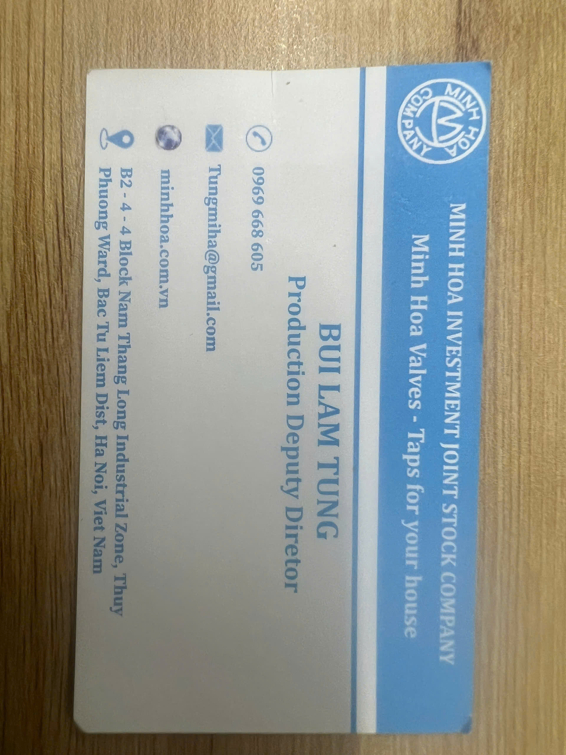 MH- Name card